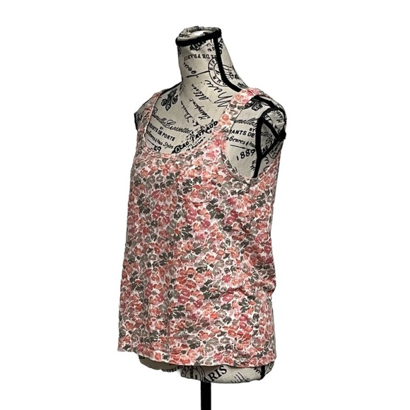 Ann Taylor LOFT Sleeveless Blouse Womens  Floral Tank Top New Preppy Casual XS - Picture 3 of 9